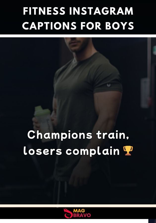 Captions for Instagram Post for Boys sports and Fitness