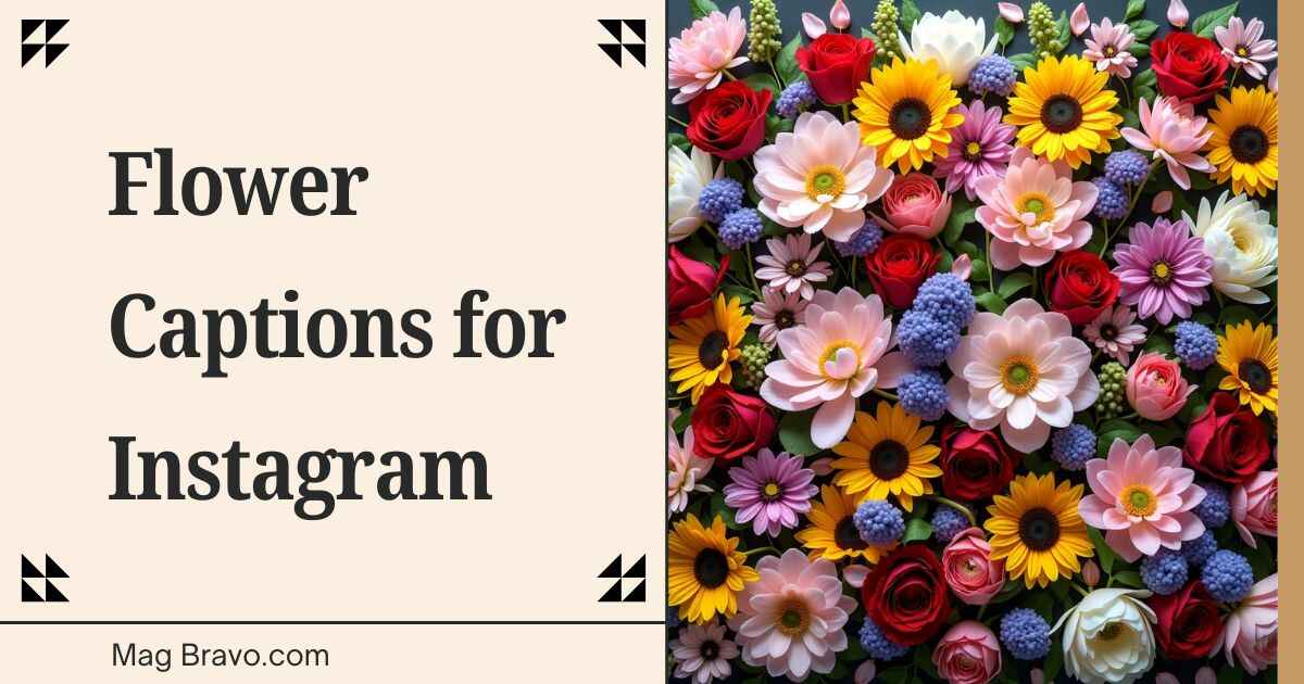 Flower Captions for Instagram which increase your social engagement