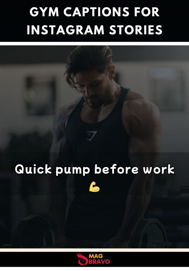 Gym Captions for Instagram Stories 