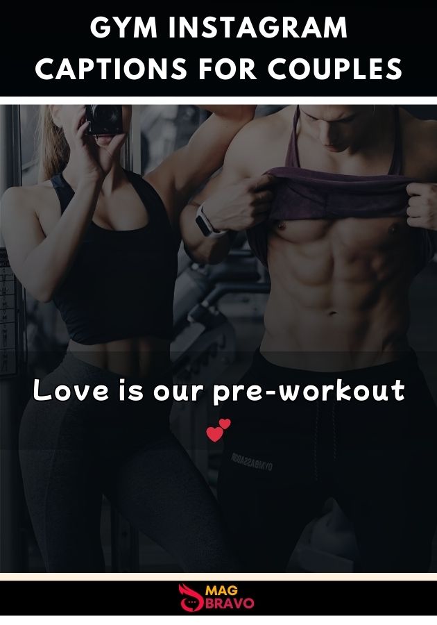 Gym Couple Captions for Instagram