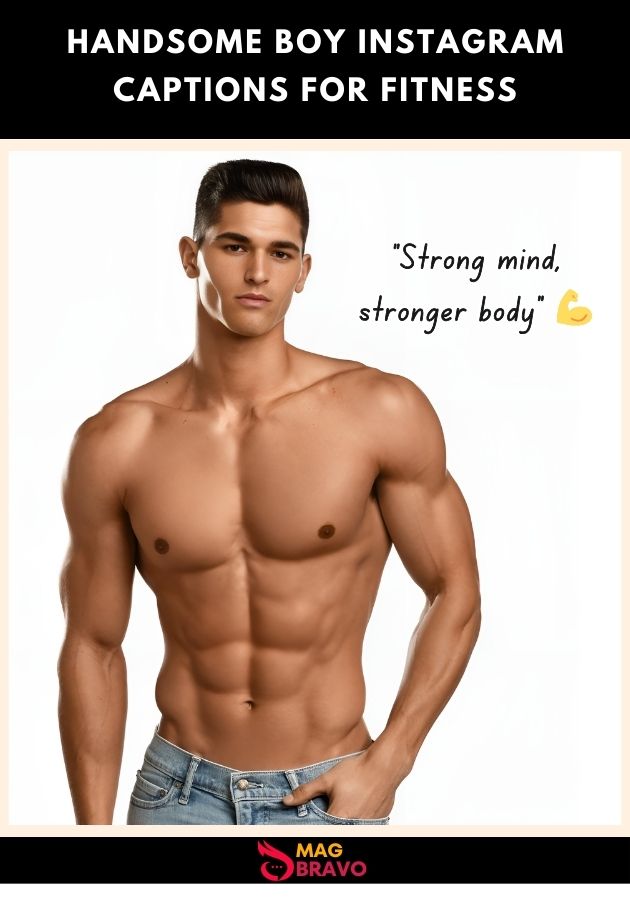 Handsome Captions For Instagram For Boys Fitness and Gym Lover